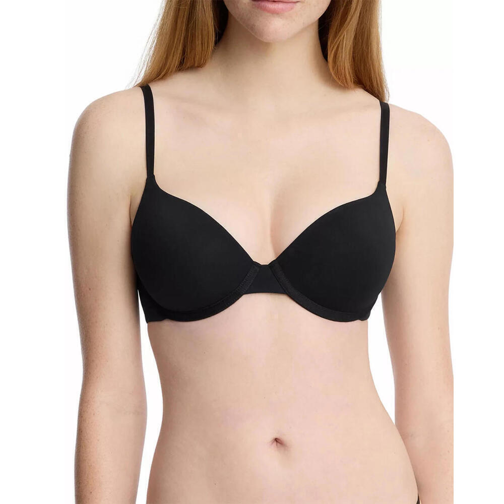 Tahari Bra 34B Black Padded Underwire Adjustable Clasp Back Push up